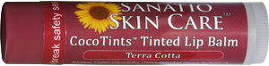 terra cotta tinted lip balm